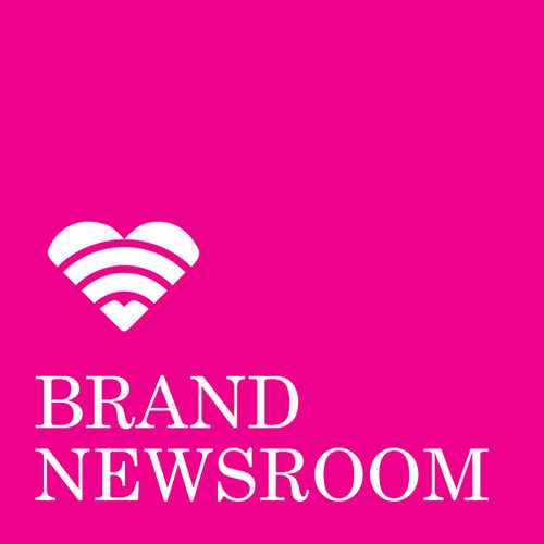 Logo for the Brand Newsroom podcast
